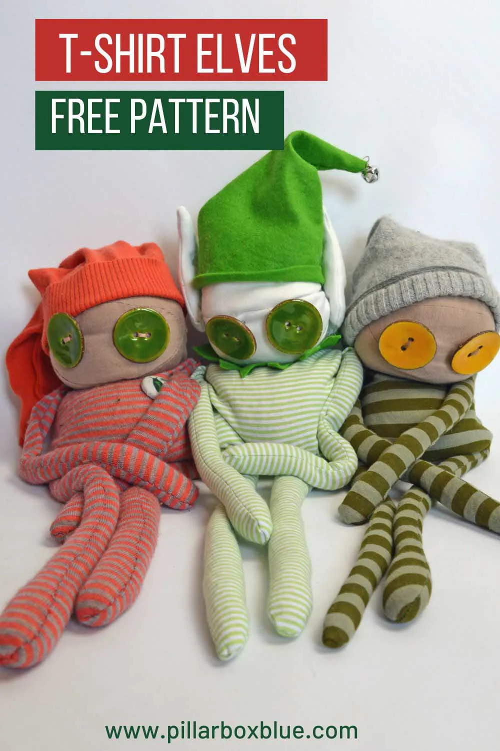 diy free elf pattern: create an adorable t-shirt elf plushie with
